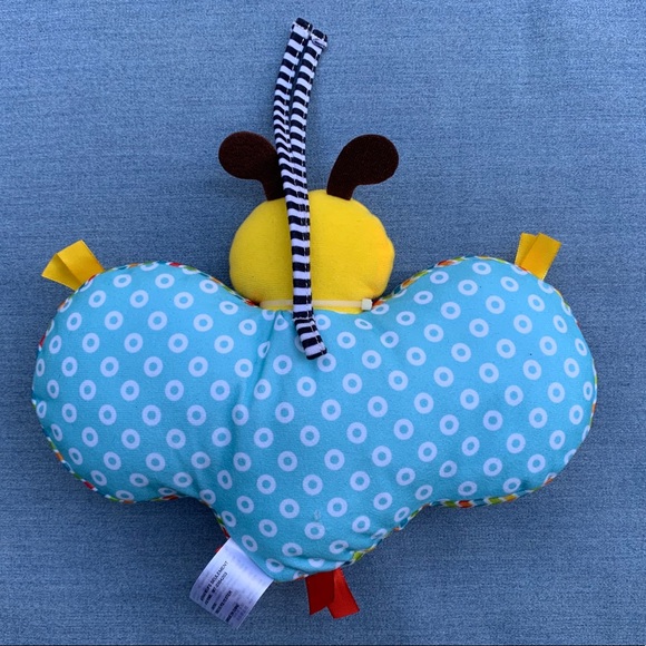 Infantino Squeak and Peek Bumble Bee Mirror Pal (Gift with Purchase) - Picture 5 of 12